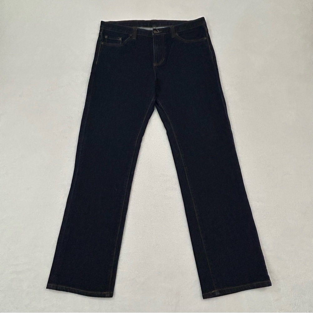 Active Ride Shop Cash Classic Fit Straight Leg Dark Blue Denim Jeans Men’s 34x29